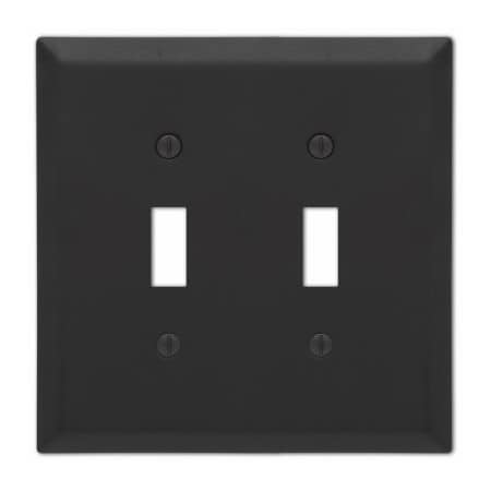 Westek BLK 2Tog Wall Plate 163TTMB